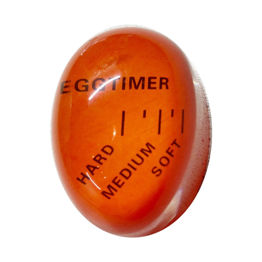 1pc Changing Egg Timer Resin Material Perfect Boiled Eggs By Temperature Kitchen Helper Egg Timer Red Timer Tools