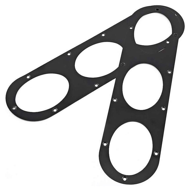 Universal Aluminium Alloy Rear Bumper Race Air Diversion Diffuser Panel Car Styling