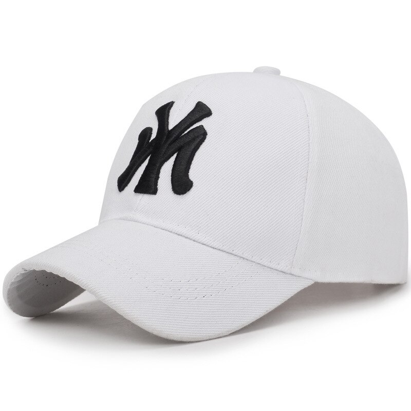 Sonnenschutz Baseball-Cap Beiläufige Kappe MEIN Stilvolle Freien in Den Herbst und Winter Erwachsene Männer und Frauen Einstellbar eine Größe Brief: WHITE