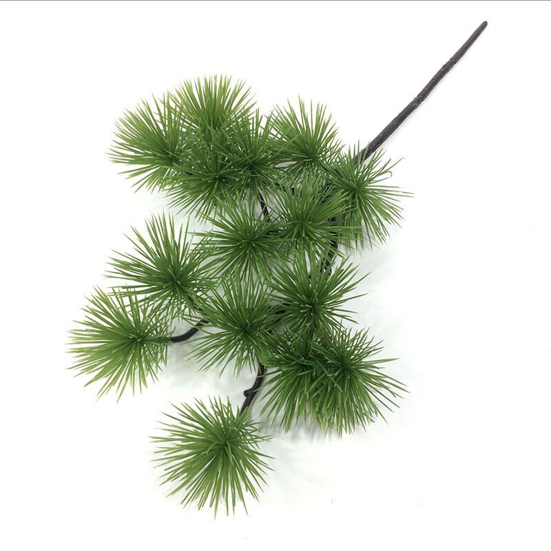 Artificial Plants Green Pine Needle Branches Christmas Tree Wedding Shop Decor DIY Flower Arrangement: Olive
