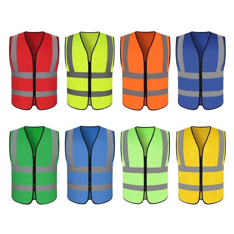 Reflecterend fietsvest ademend verkeer nacht werk beveiliging hardlopen reflecterend veiligheidsvest buiten waarschuwing reflecterend vest