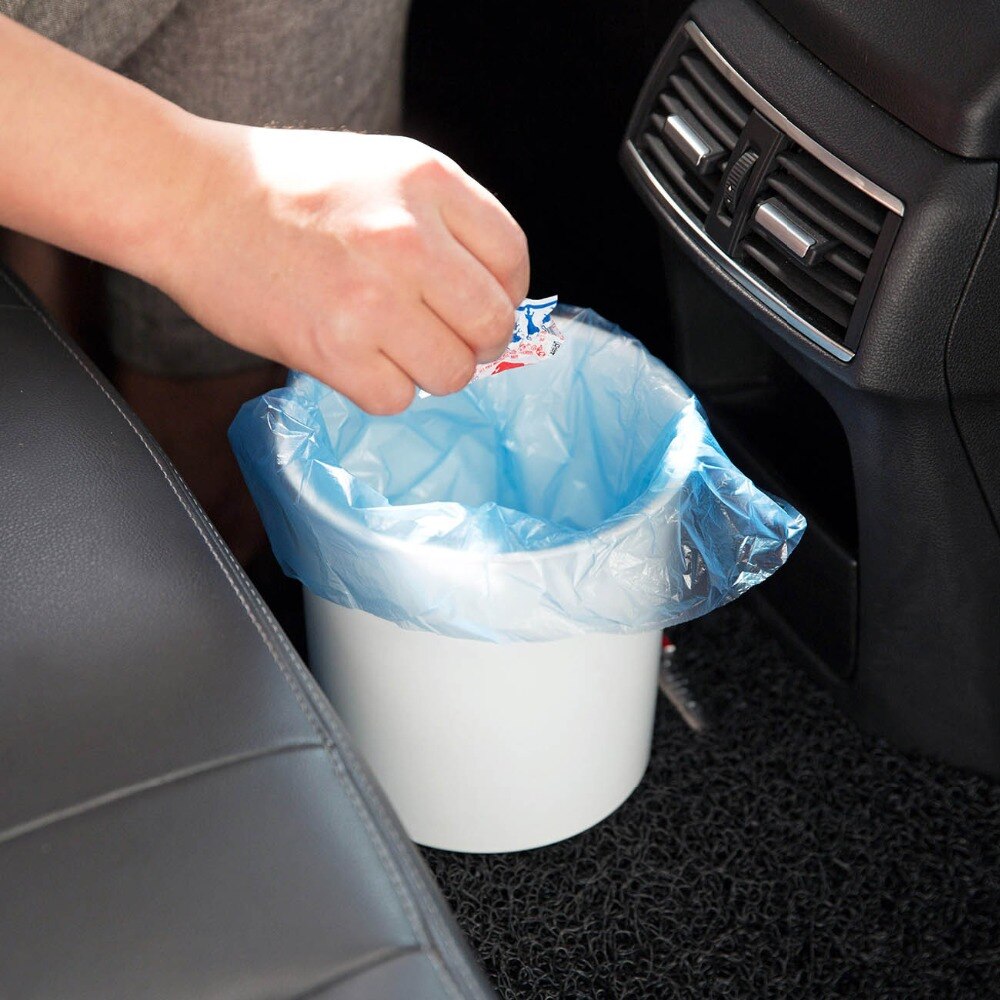 OTHERHOUSE 30Pcs Small Trash Bags Roll Disposable Garbage Bag Waste Bag for Desktop Trash Can Home Accessories