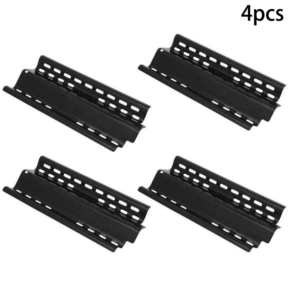 4pcs Stainless Steel Shield Tent BBQ Gas Grill Replacement Heat Plate Stainless Steel Heat Plate Shield Barbeque Grill BBQ Acce