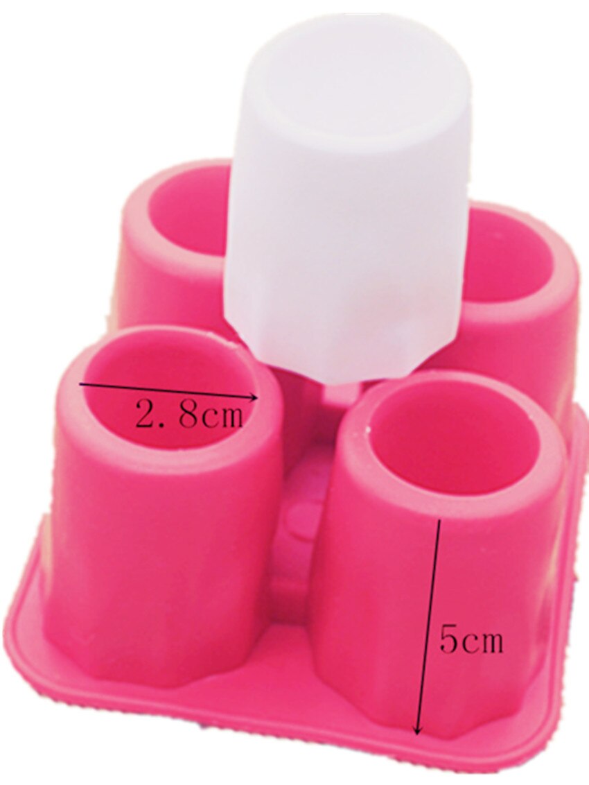 Concrete Silicone square cement vase pot mold Hand Made Ceramic Clay Craft Making Molds Ice Shot Glass Plaster Resin Cup Mould: Light green