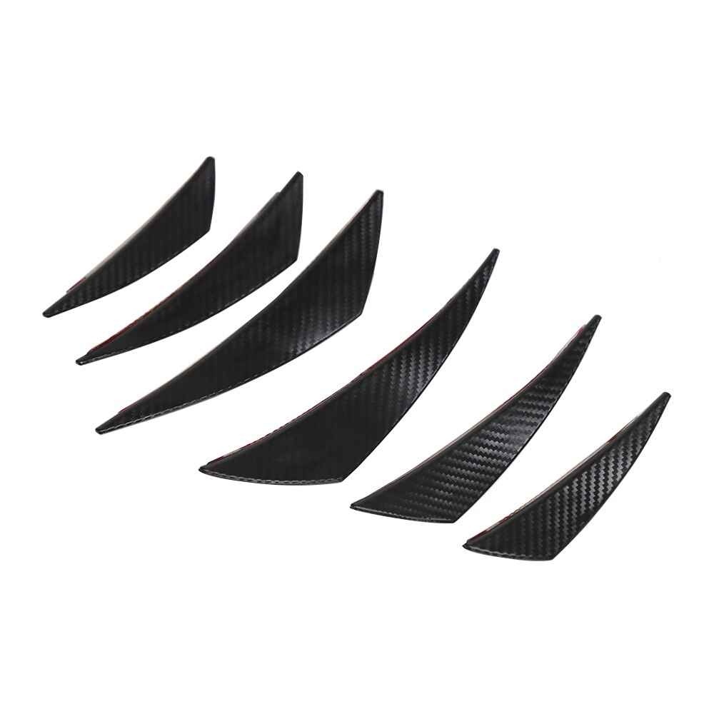 Motorfiets Winglet Aerodynamische Wing Kit Spoiler Voor Kawasaki Yamaha Suzuki Honda H2/H2R Scooter: Matte Fiber Look-6