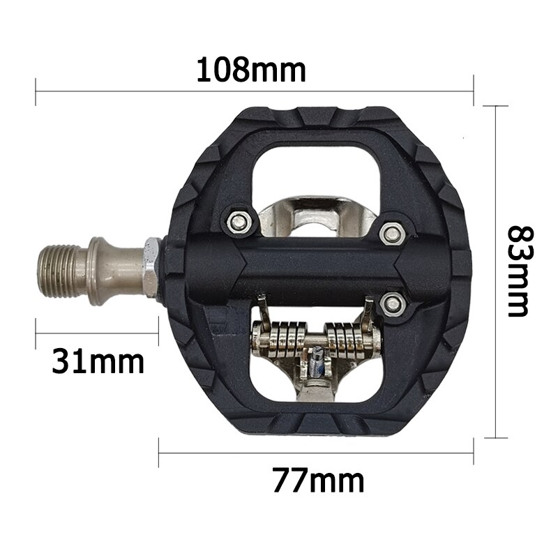 Raceworks SPD-A530 Mountainbike Accessoires Pedaal Bicicleta Vtt Accessoires Berg Lock Pedaal En Snelweg Platte Pedaal