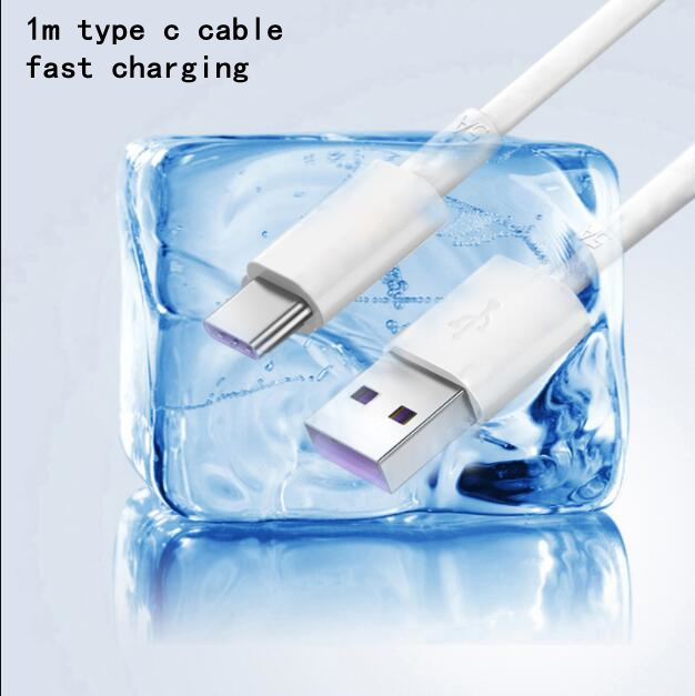 Huawei-cargador rápido Original de 4,5 V, 5A, 22,5 W, 40W, para P20 Pro, P30, P40 Lite, Mate 10, Mate 20, 30 Pro, 5A, Cable tipo C: type c cable 1m