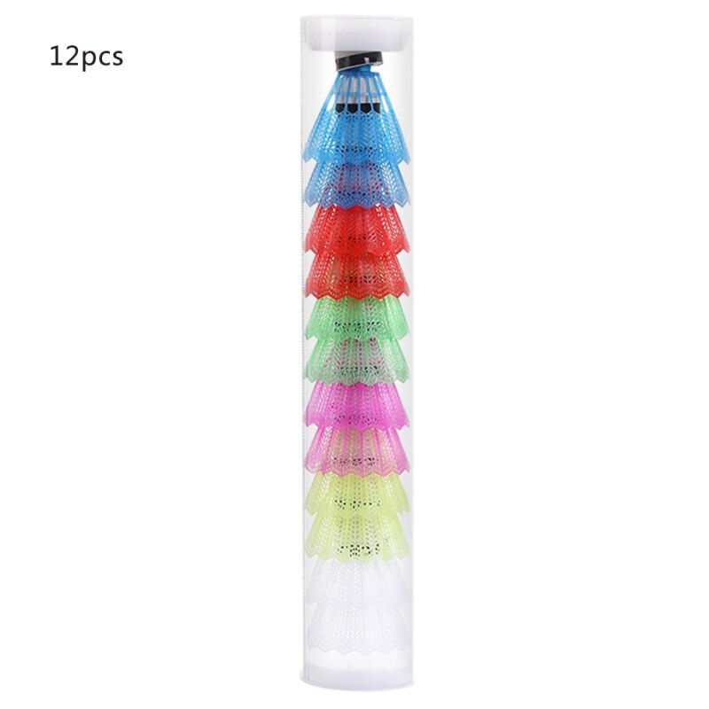 12 Pçs/set Plástico Durável Espuma Bolas de Badminton Badminton Petecas de Badminton Acessórios Esportes Ao Ar Livre n: Default Title
