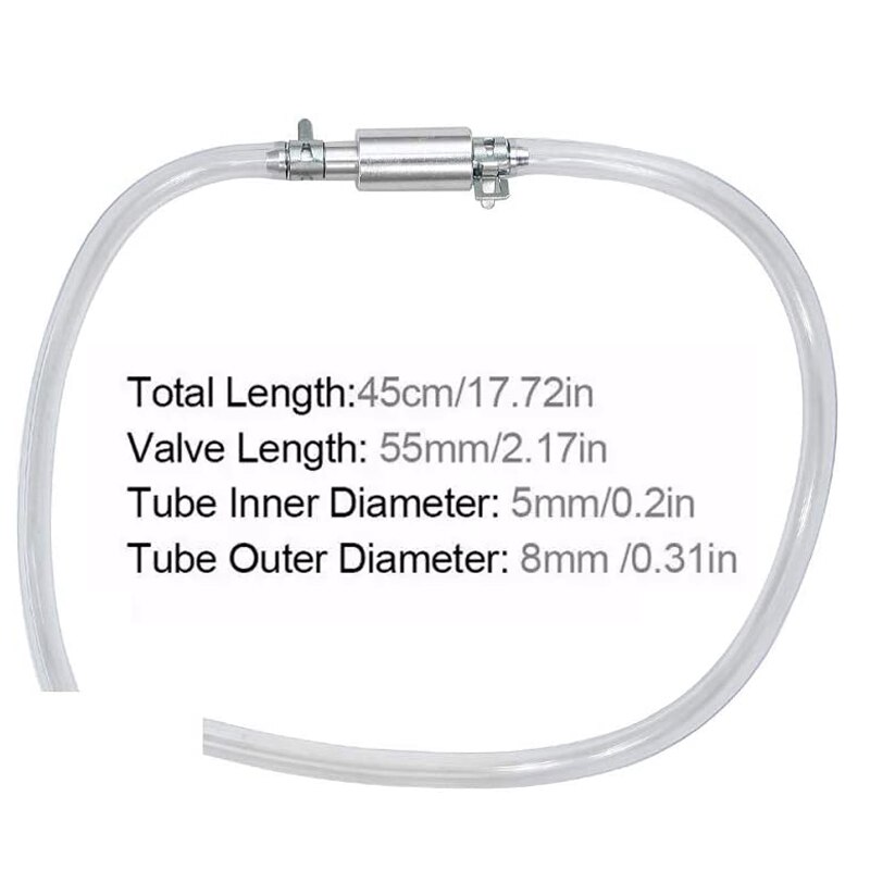 Car Clutch Brake Bleeder Hose Hydraulic Clutch One Way Valve Tube Bleeding Tool Replacement Adapter kit Auto accessories: Default Title