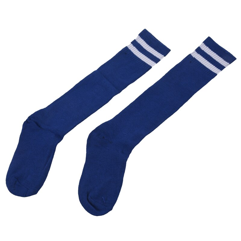 Lasten urheilu jalkapallo jalkapallo pitkät sukat polven yläpuolella (sininen)
