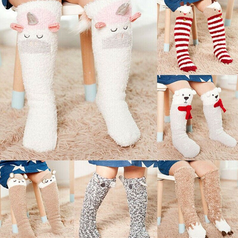 Baby Kinderen Meisjes Peuter Bow Sokken Katoen Kniehoge Kousen Panty Been 1-5Y
