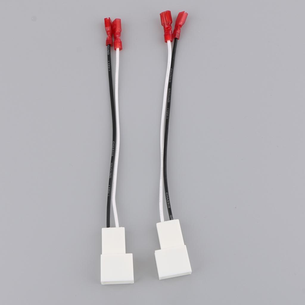 2Pcs Speaker Adaptor Loom Connectors for 1987 Motorcycle Car Accessories