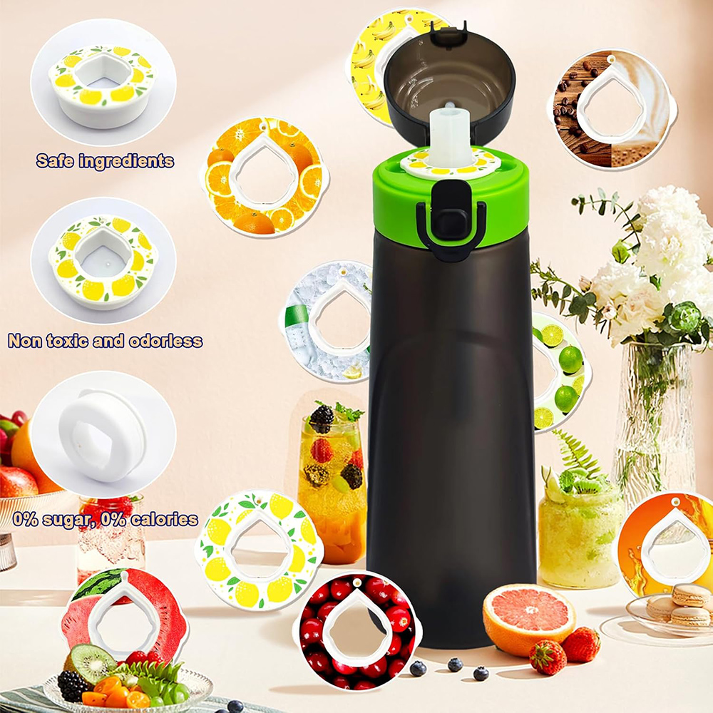 1 stks Smaak Pods voor Lucht Waterfles Luchtfles Pods Sport Water Cup Ringen Outdoor