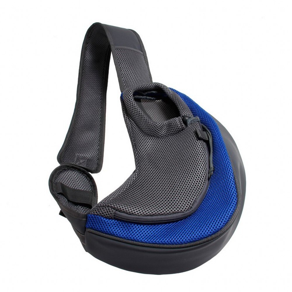 S/L Pet Puppy Carrier Outdoor Travel Hond Kat Schoudertas Mesh Oxford Single Comfort Sling Handtas Tassen huisdier Product: Royal Blue / L