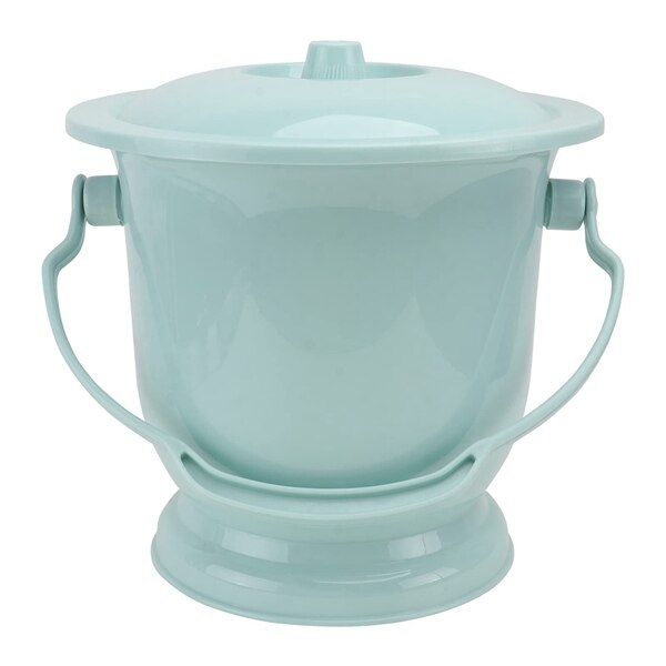 Chamber Pot Urine Bucket With Lids Bedroom Urinal Chamber Pots Portable Toilets For Elderly Women Men Patient: blue