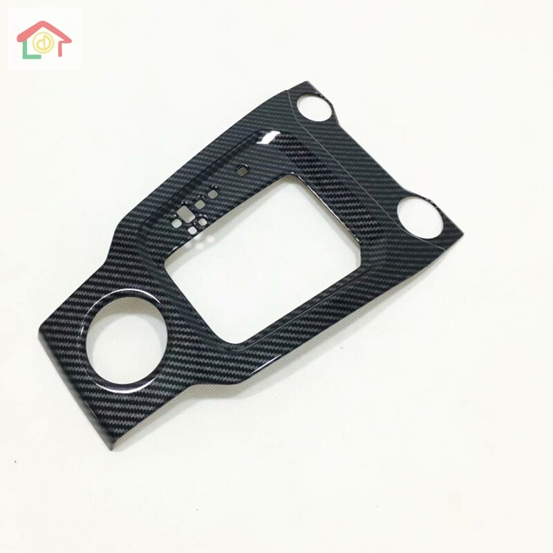 Voor Vw Volkswagen T-ROC Troc At Chrome Carbonfber Pookknop Cover Trim Cap Sticker Garneer Automatische: carbonfiberA