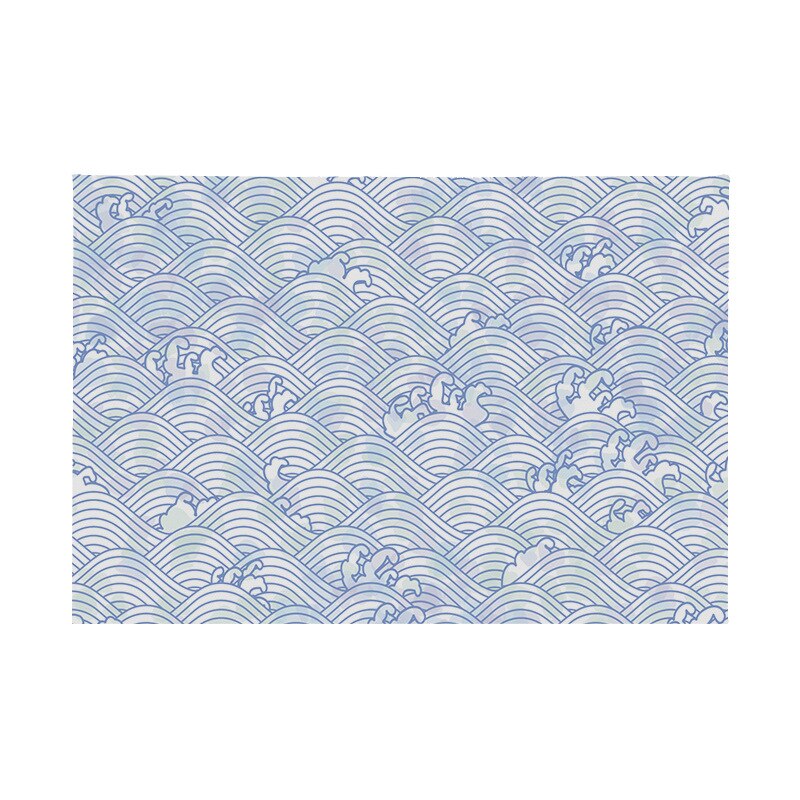 Mantel Individual de estilo japonés para mesa, alfombrilla aislante antideslizante para escritorio, arte japonés , pintura, posavasos único de 45x30cm: 2