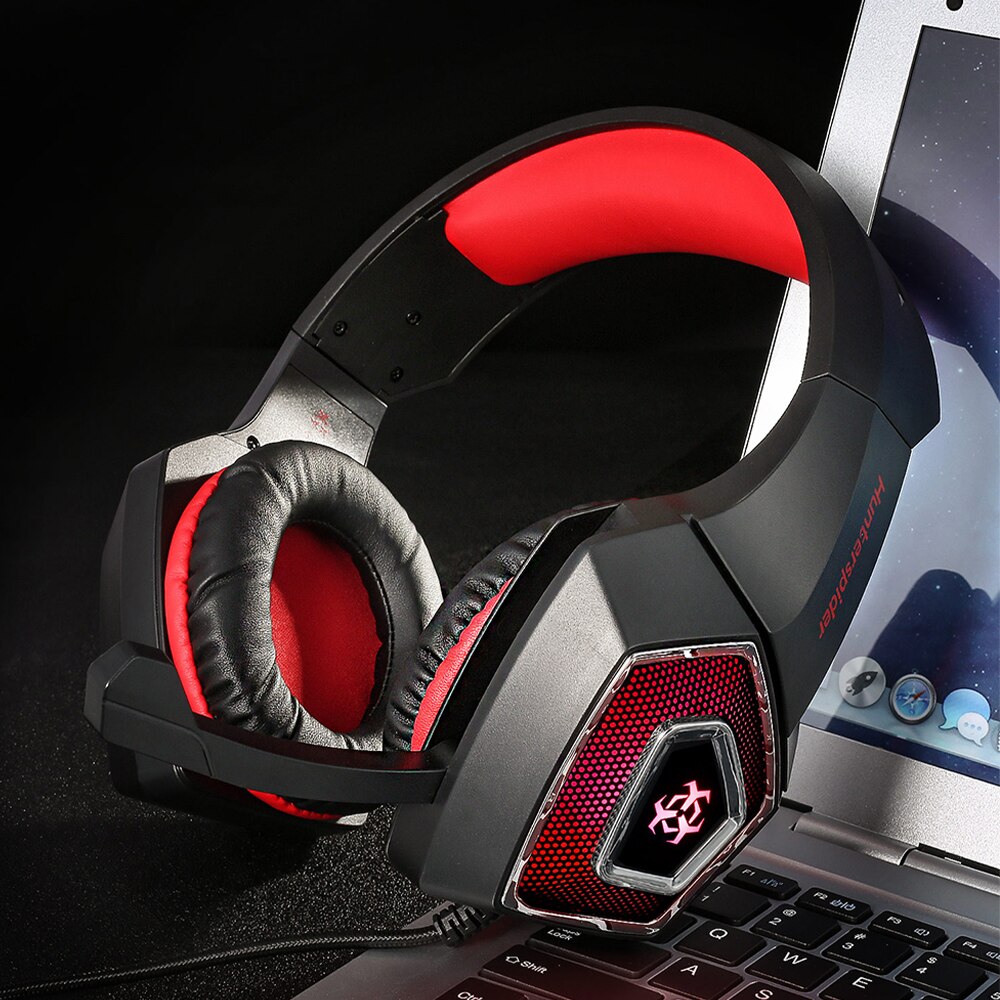 V1 Gaming Headset Gamer Hoofdtelefoon 7.1 Surround Sound Stereo Oortelefoon Usb Microfoon Breathing Led Light Pc Gamer