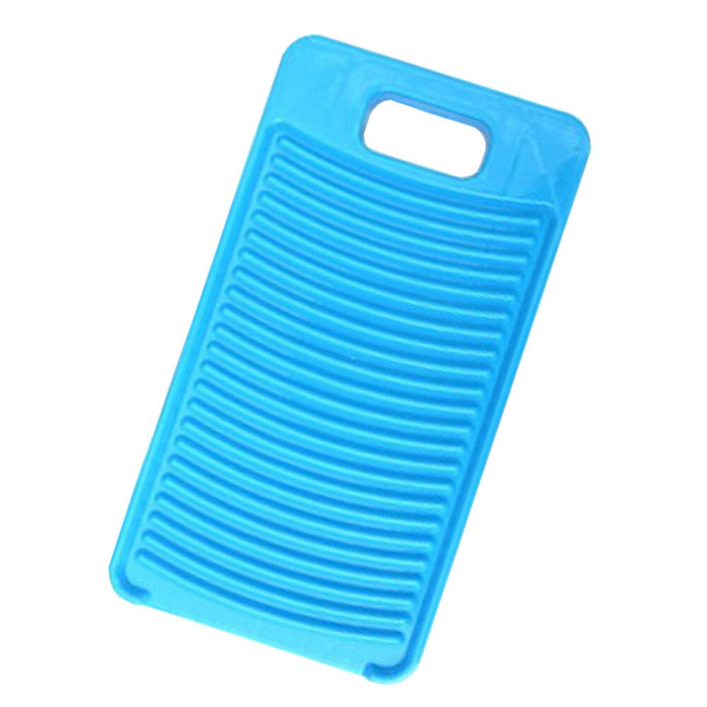 Non-slip Washing Washboard Plastic Home Washing Scrubbing Board Laundry Washboard for Home (Blue): Blue