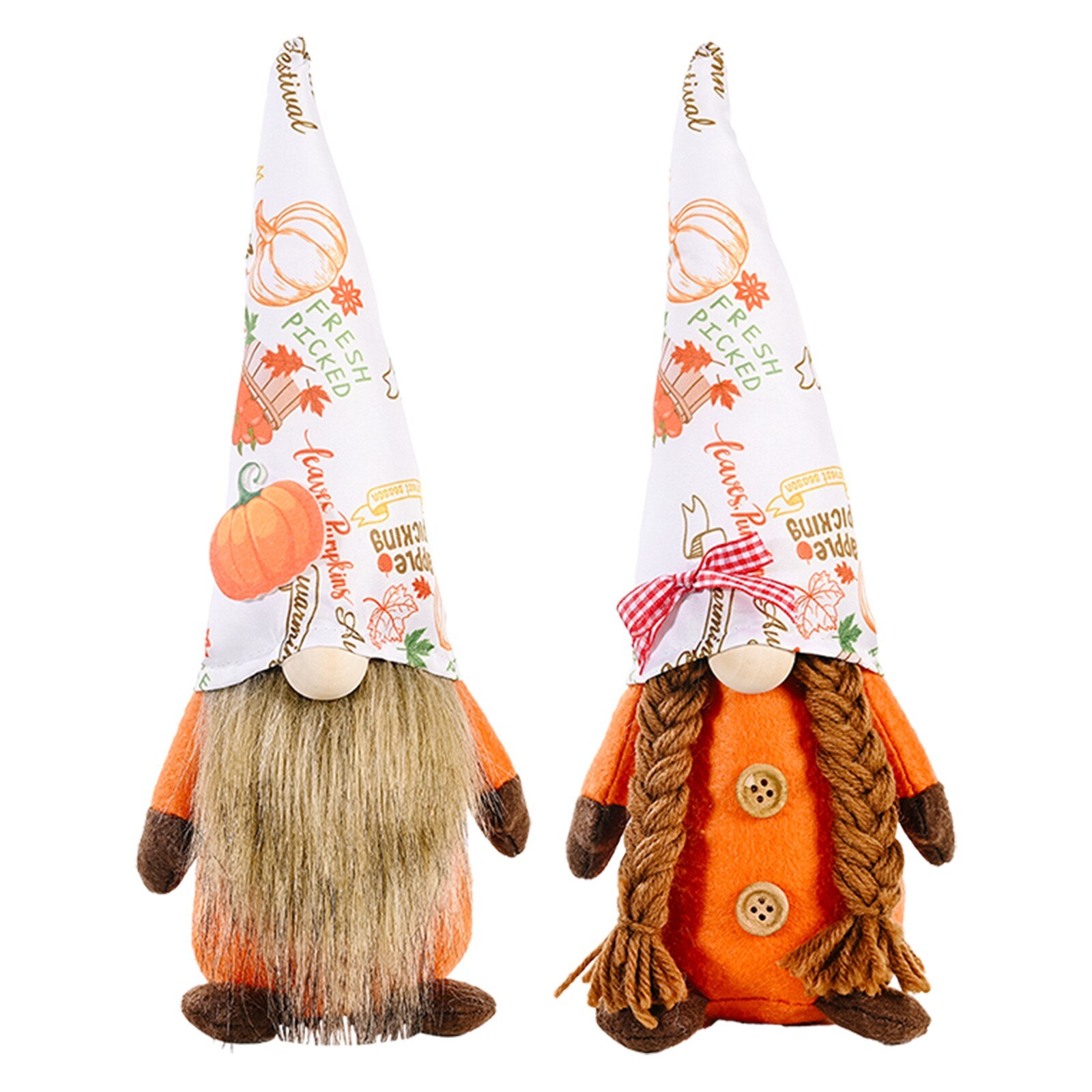 40 #2Pc Oogsten Festival Decoraties Zonnebloem Pompoen Faceless Gnome Elf Thanksgiving Kinderkamer Woondecoratie Moeder Dag: Default Title