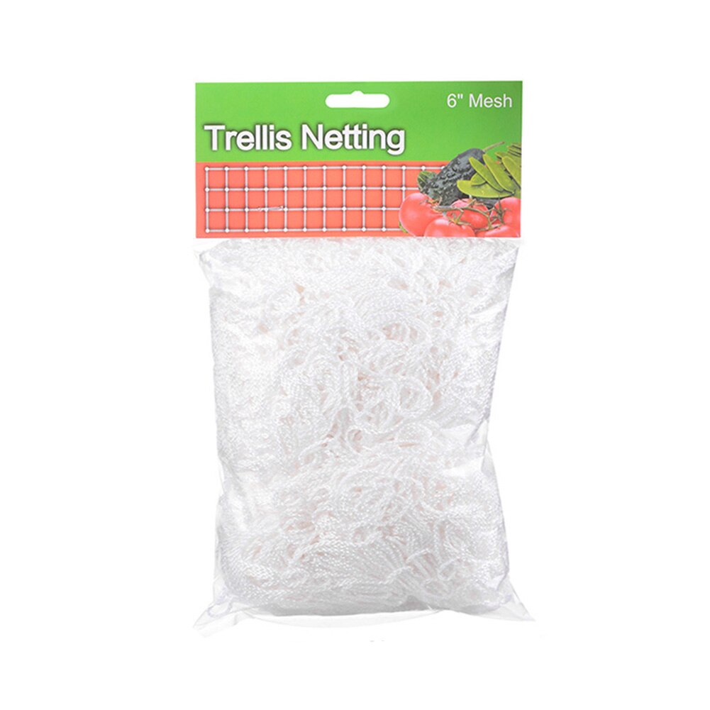 Hydrocultuur tuin vierkante ondersteuning polyester accessoires gaas trellis netten fruit groenten klimplanten komkommer plant klimnet