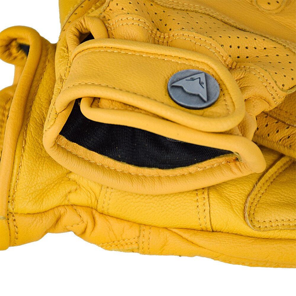 Retro luvas da motocicleta touchscreen moto equitação luvas dedo cheio primavera do vintage couro luva guantes