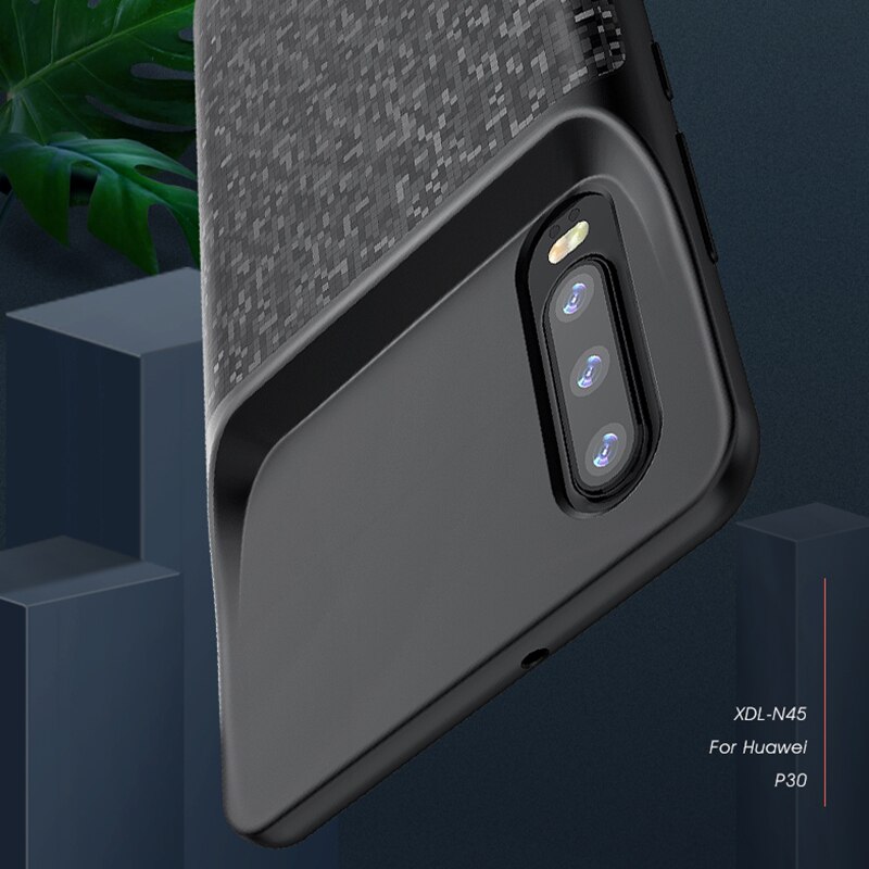 Estojo carregador de bateria 4700mah, banco de energia para huawei p30/p30 lite/p30 pro caso do telefone poverbank