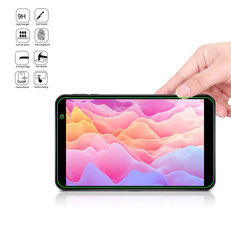 Teclast-Película protectora para tableta P80 Pro P80X GX6250, 8 pulgadas, HD, 9H, Protector de pantalla de vidrio templado