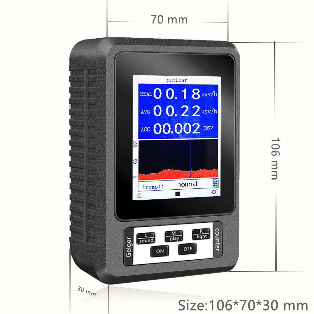 contador Geiger portátil de XR-1, Detector de radiación Nuclear, dosímetro Personal, probador de mármol, dosímetro de radiación de rayos X