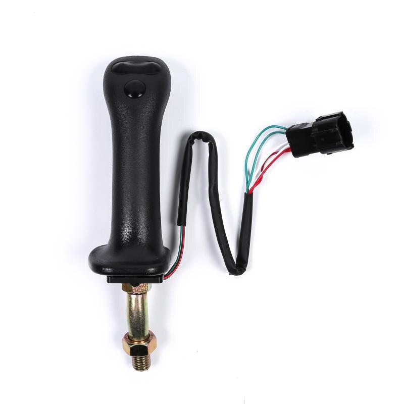 Grävmaskin joystick assy handtag växlar 3 knappar för doosan dh  dx150 215 225 300 370-9c grävmaskin lim styrstav tillbehör: Vänster