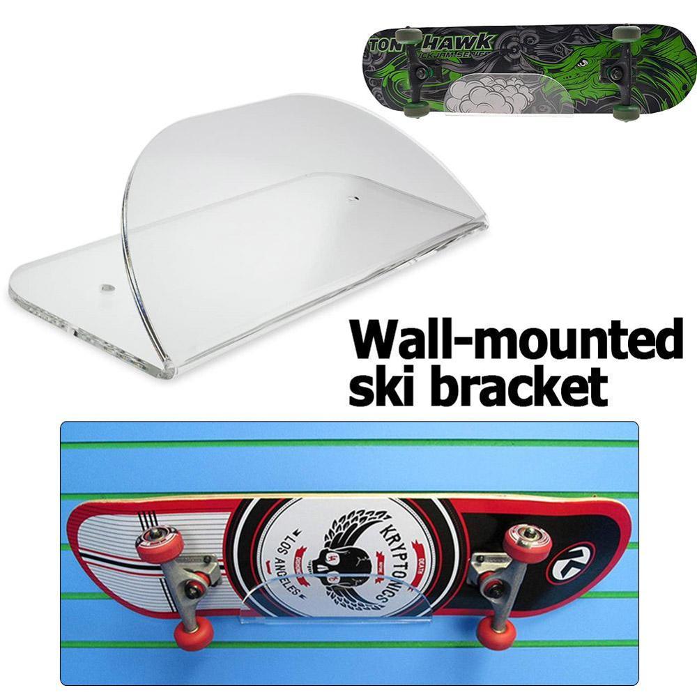 Skateboard Wall Mount Rack Display Stand Holder Storage Shelf Accessories Scooter Rack Acrylic Skateboard Hanger Wall Mount