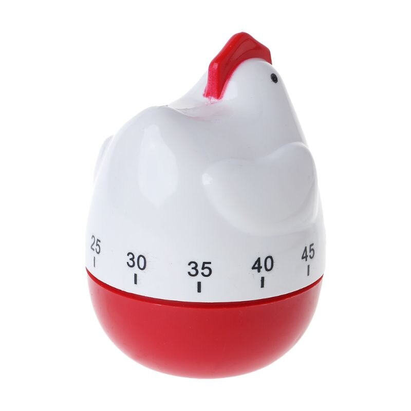 Mignon poule forme cuisine cuisson minuterie mécanique compte à rebours réveil rappel outil décor à la maison 667A