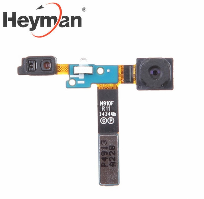 Heyman フラットケーブルサムスンギャラクシー注 4 SM-N910/N910A/N910V/N910P/N910T/N910F/ n910R4 フロント直面してカメラの交換部品