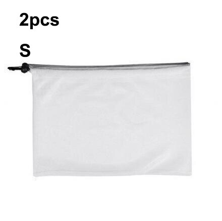 Sacs en maille réutilisables pour produits, 2 à 15 pièces, lavables, écologiques, sacs légers pour épicerie, stockage de fruits et légumes: 2pcs S