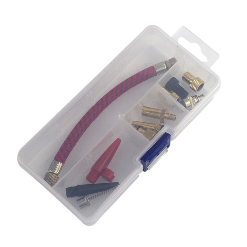 12Pcs/Set Airbed Pump Hose Adapter Nozzle Valve Air Hose Inflating Needles Bike Pump Inflator Connector Bike Tools