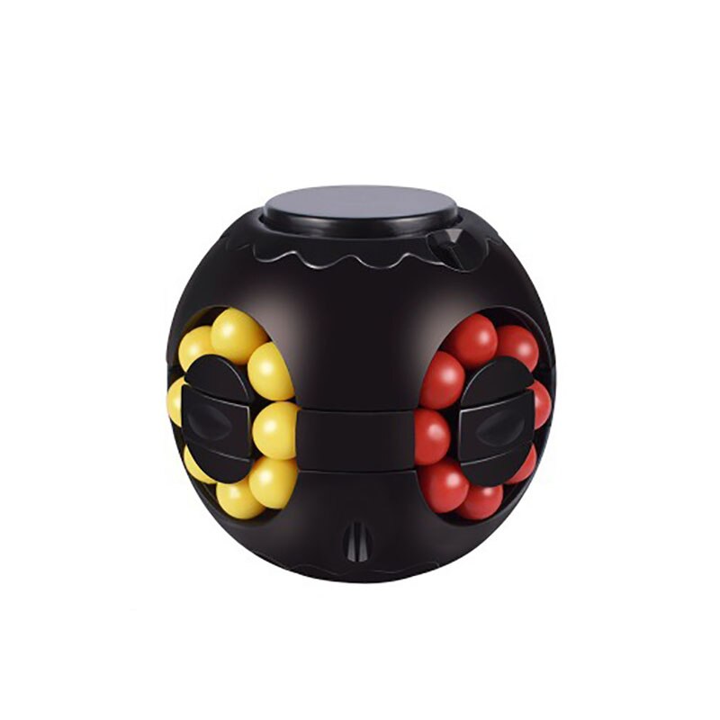 1Pcs Abs Stress Relief Speelgoed Magic Bean Roterende Kubus Stress Decompressie Speelgoed Voor Volwassenen Kinderen Educatief Magic Cube