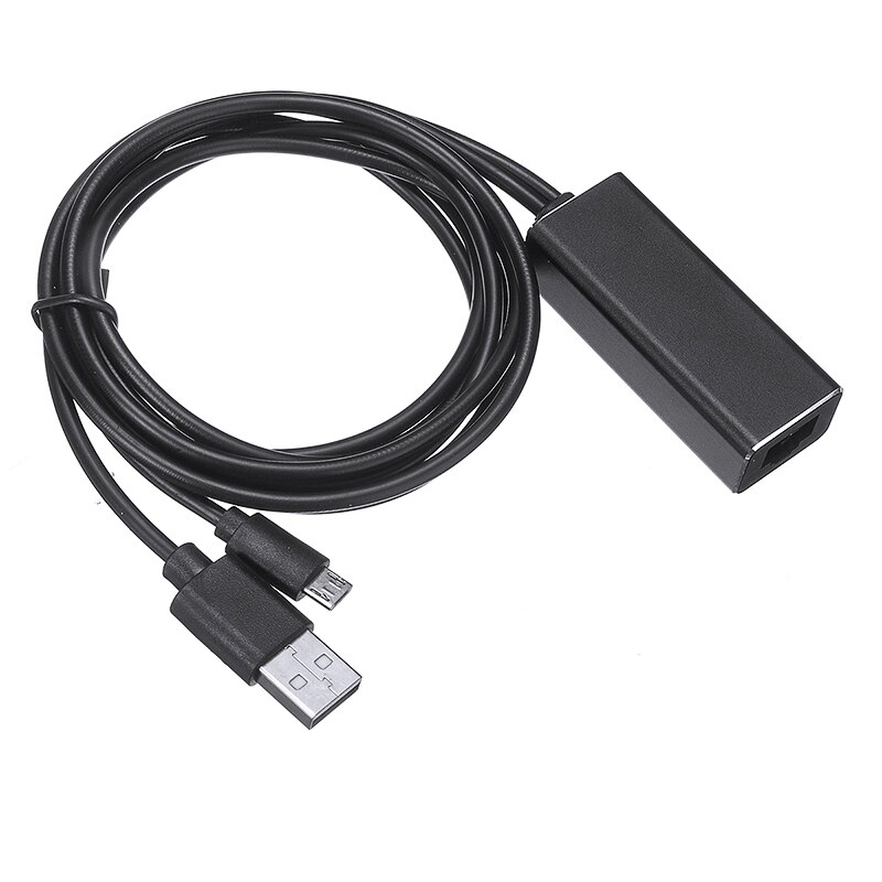 Fire TV Stick Micro USB2.0 to RJ45 10/100 Mbps USB Ethernet Adapter Network Card LAN USB Adapter for Fire TV/Google Chromecast