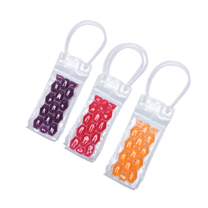 Bottle Freezer Bag Chilling Cooler Ice Bag Beer Cooling Gel Holder Carrier Portable Liquor Ice-cold Tools