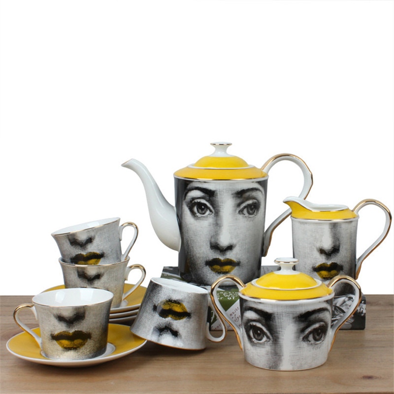 VEWEET FIONA 50/100-Piece Porcelain Dinner Set with Egg Cup,Cup&Saucer,Mug,Dessert&Soup&Dinner Plate,Bowl,Milk Jug,Sugar Pot Set main image 0