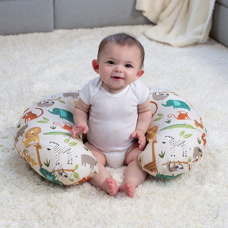 Almohadas de lactancia para bebé recién nacido, funda de cojín de lactancia en forma de U, 124D