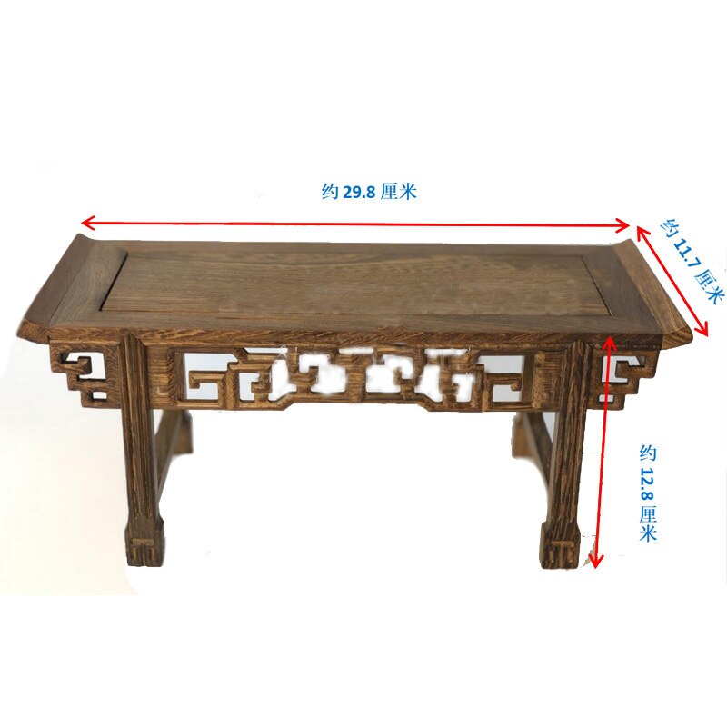 Mipcase Houten Plantenbak Voetstuk Kruk voor Kamerplanten Bonsai Pot