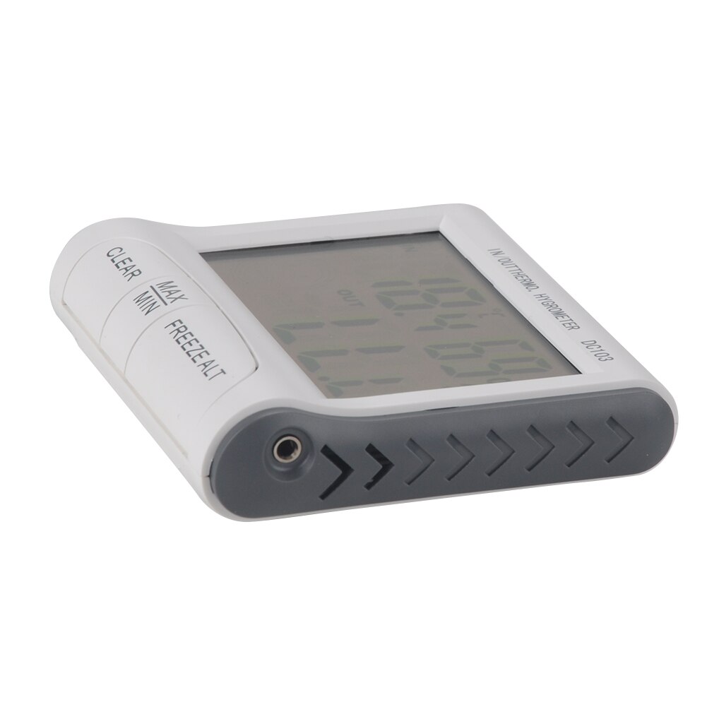 Indoor Outdoor Temperature Humidity Digital LCD Thermometer Hygrometer Home Use measure Tool With User Manual 8*7*1.5cm