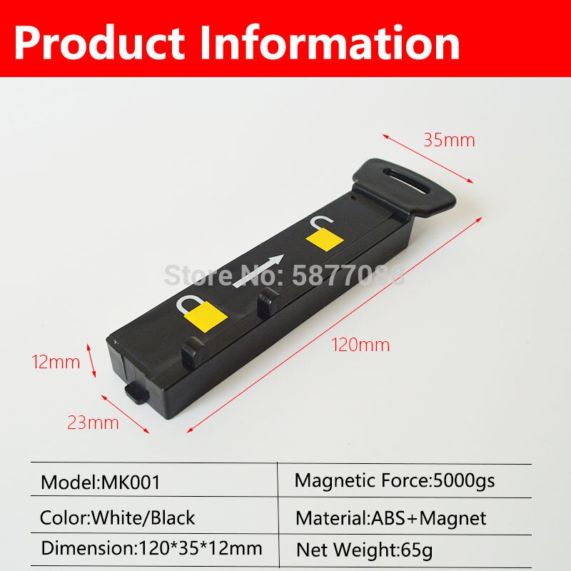 Magnetic Detacher Security Hook Magnet Key S3 Handkey Remover Magnet Lockpick Releaser S3 Key Display Hook Detacher Stop Lock