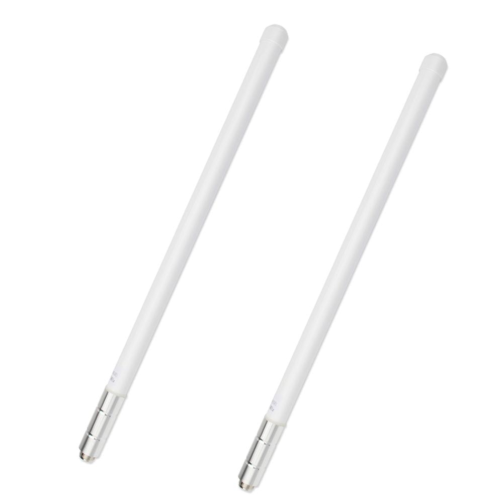 2PCS Dual Band UHF VHF Fiberglass Base Antenna SO239 144/430MHz Outdoor Antenna For Amateur Ham Radio Car Mobile Radio