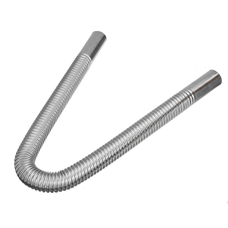 Calefacción estacionaria para vehículos de motor diésel, calentador de aire de 60cm con tubo de escape y silenciador silencioso de 24mm, Kit