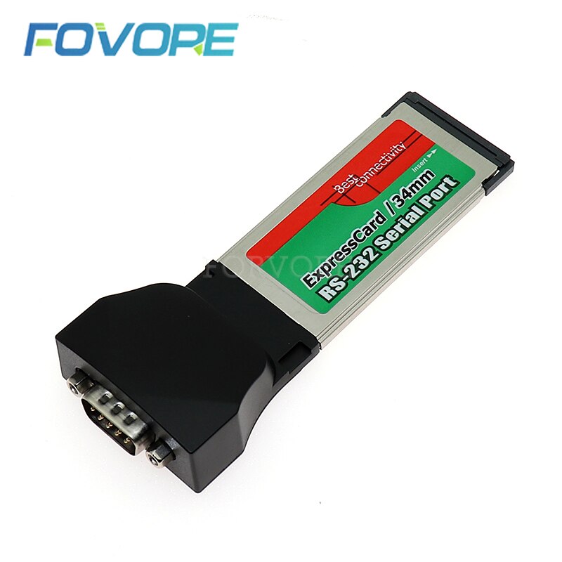 Expresscard adapter 34 mm 54 mm expresscard seriel  db9 com  rs232 adapter express card til  rs232 konverter til laptop