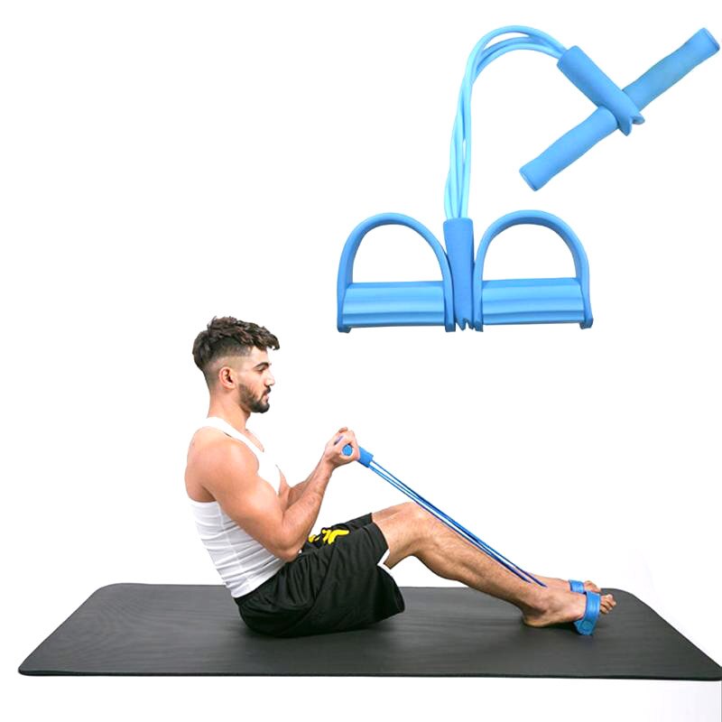 Fitness Elastische Zitten Pull Spanning Touw Oefening Thuis Yoga Apparatuur Latex Pedaal Training Gewichtsverlies Sport Sterke Vrouwen Mannen