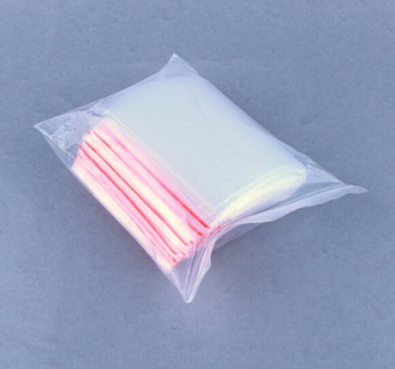 100 pcs/lot 6X9CM fermeture éclair sacs clair Poly sac refermable en plastique petits sacs bonbons sacs d'emballage