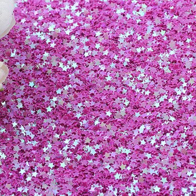 Pailetten 3mm Glitter Stars Sequins PVC Star Paillettes Sewing Craft DIY Scrapbooking Sequin Set Nail Art Confetti 10g: ab rose