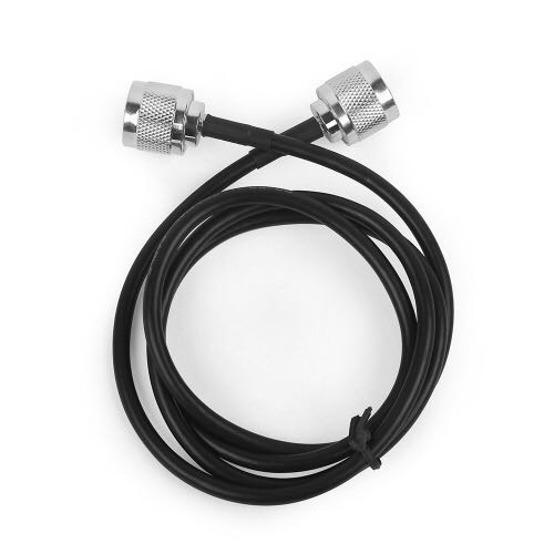 1 Meters Black RG6 Coaxial Cable N Male to N Male Connector Low Loss Coax Antenna Cable for 2G/3G/4G Cell Phone Signal Booster